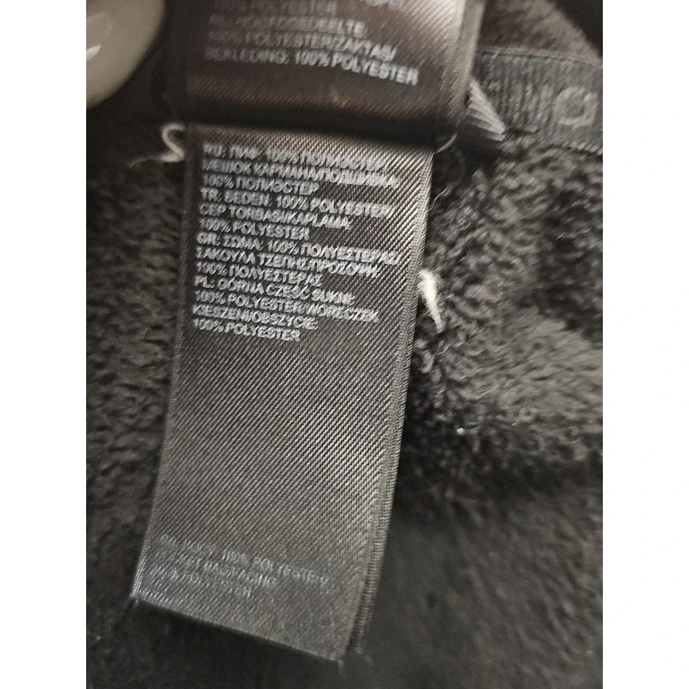 The North Face Womens Full Zip‎  Fleece Black Jacket Size M